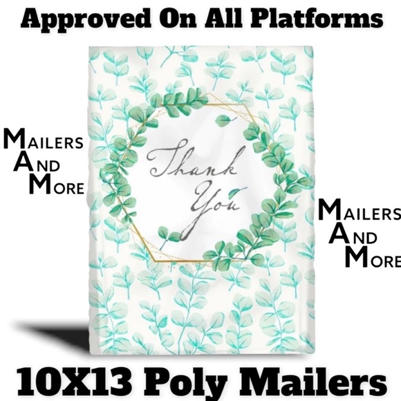 25 10X13 5 Designs 5 Each Leaves Variety Pack MAILERS, Envelopes, Bags - Picture 6 of 6